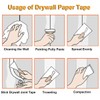 XZRDINGJIE Drywall Paper Tape, Ultra-Thin Fiber Paper Drywall Joint Tape