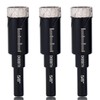 3-Pack 5/8" Dry Diamond Drill Bits Set, 16mm Tile Drill