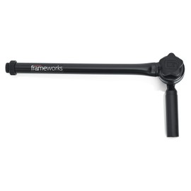 Gator Frameworks Adjustable Angled Mini Boom Arm with Interlocking Design; 9 Inch Boom Arm ( GFW-MIC-CLMPBM9 )