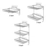 Stainless Steel Folding Storage Rack with Hook and Non Punching