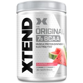 XTEND Original BCAA Powder Watermelon Explosion ​| Branched Chain Amino Acids Supplement | 7g BCAAs + Muscle Supplements | Electrolytes for Recovery | Amino Energy Post-Workout | 30 Servings