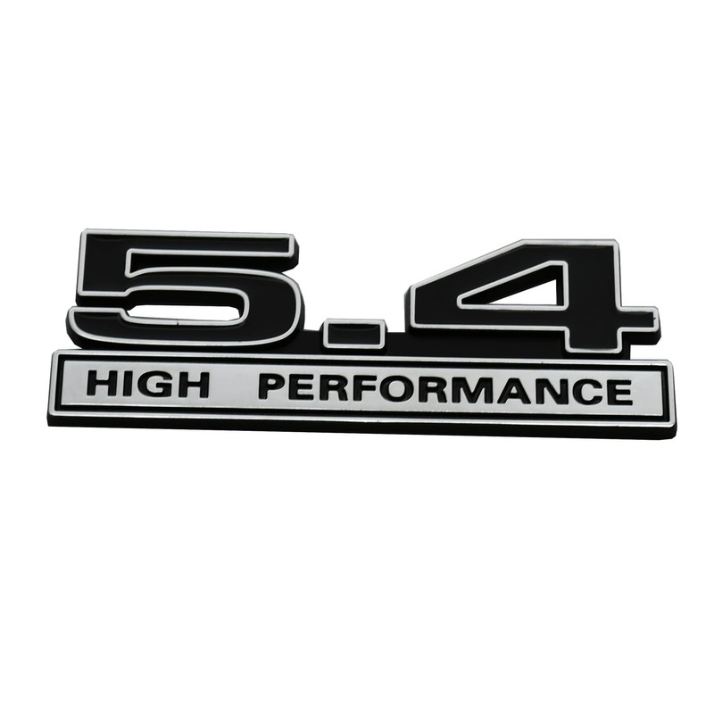 2pcs 5.4L Liter High Performance Badge V6 Engine Emblems Badge