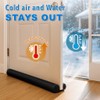 MAXTID Twin Door Draft Blocker Seal Large Door Gap Noise