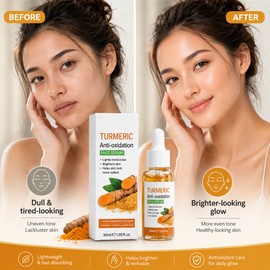 Turmeric Face Serum for Glowing Skin – Brightening Facial Oil for Daily Dark Spot Care