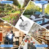 HYITO Air Circulation Fan 1/80HP 450CFM Greenhouse Ceiling Wall Mount