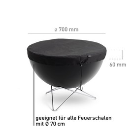 höfats - Abdeckhaube für Bowl und Bowl 57 Feuerkörb - schützt den Bowl Feuerkorb - passgenaue, wetterfeste Schutzhülle, mit Kordelstopper - Zubehör für Bowl 57