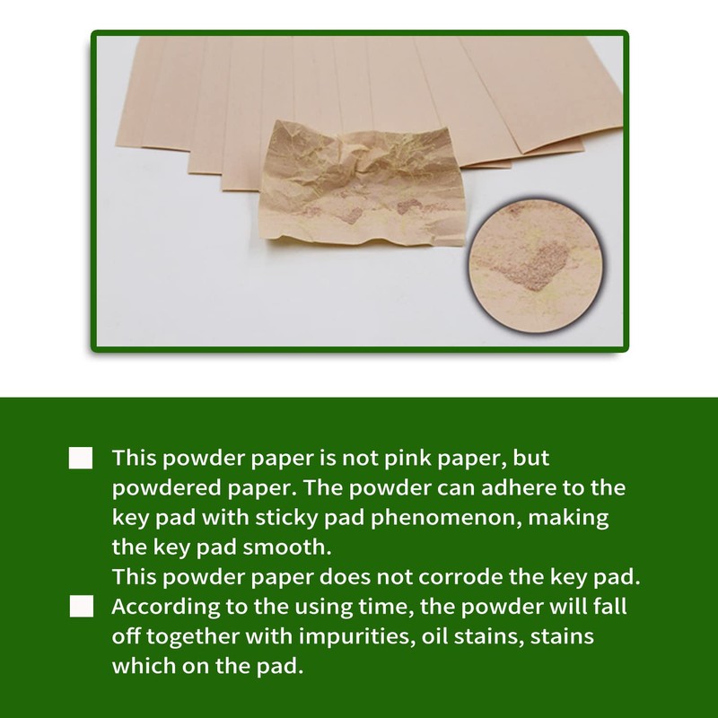 Instrument Powder Paper for wind & woodwind musical instruments