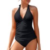 Holipick - Traje de baño tankini de dos piezas para
