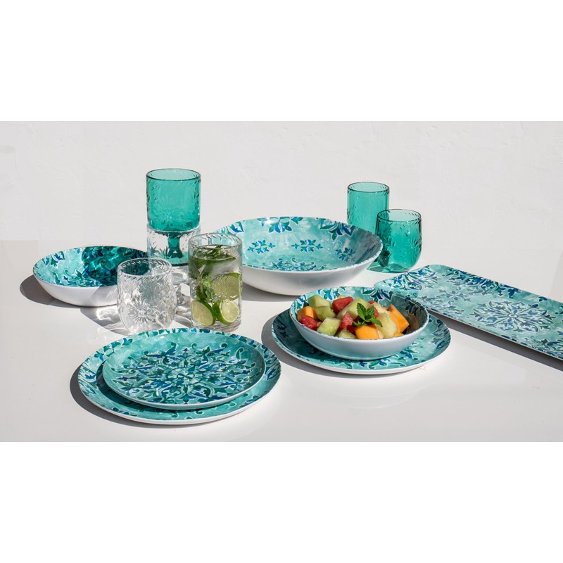 Abode Homewares Côte D'Azur newWave Microwave Safe Premium Melamine Bowls,