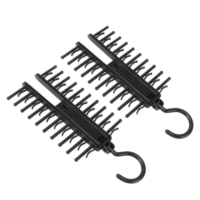 2PCS Closet Necktie Rack Tie Storage Display Hanger with 360