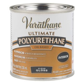 Rust-Oleum 9061H Glass Clear Wood Finish, 1/2 Pint