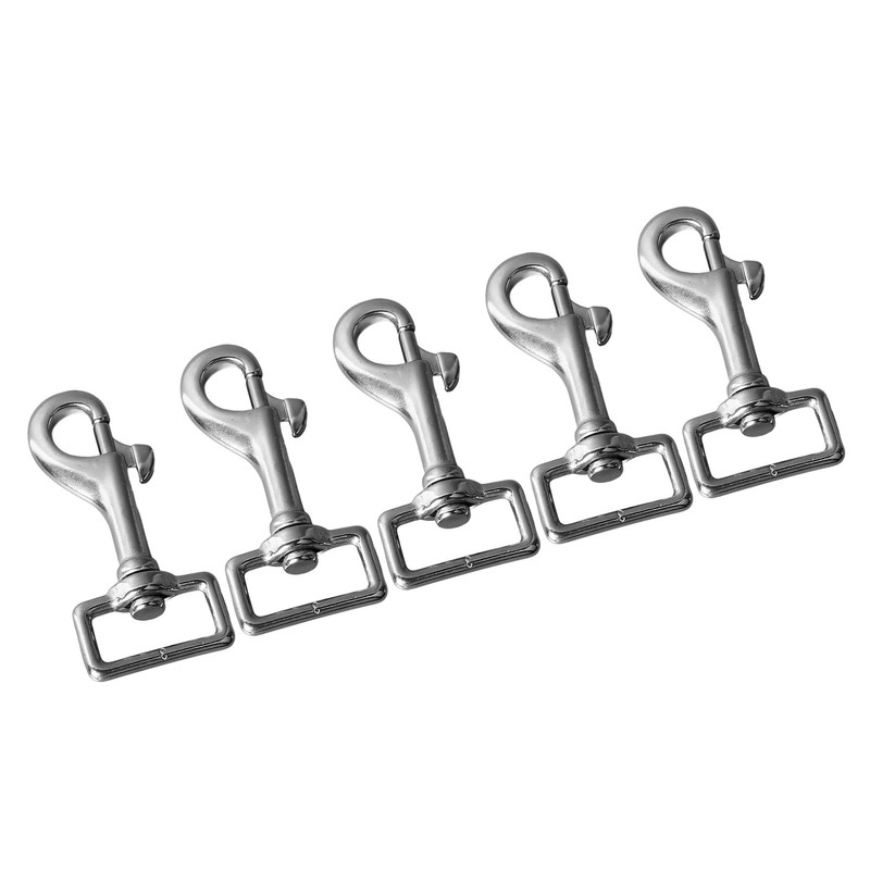 5PCS 27mm Square Tail Snap Hooks 360 Degree Rotating Hook