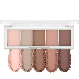 Erinde Eyeshadow, Matte Eyeshadow Palette, 02# Soft Brown, No Glitter, 5 Colors, Natural, Long Lasting, High Color, Waterproof, For Beginners