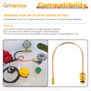 Gohantee Propane Regulator Copper Pigtail POL x 1/4' Inverted Male