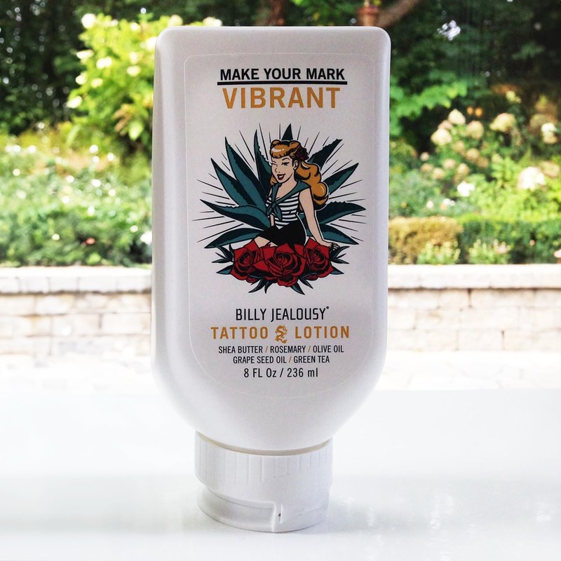 Billy Jealousy Tattoo Lotion for All Skin Types Formulated with