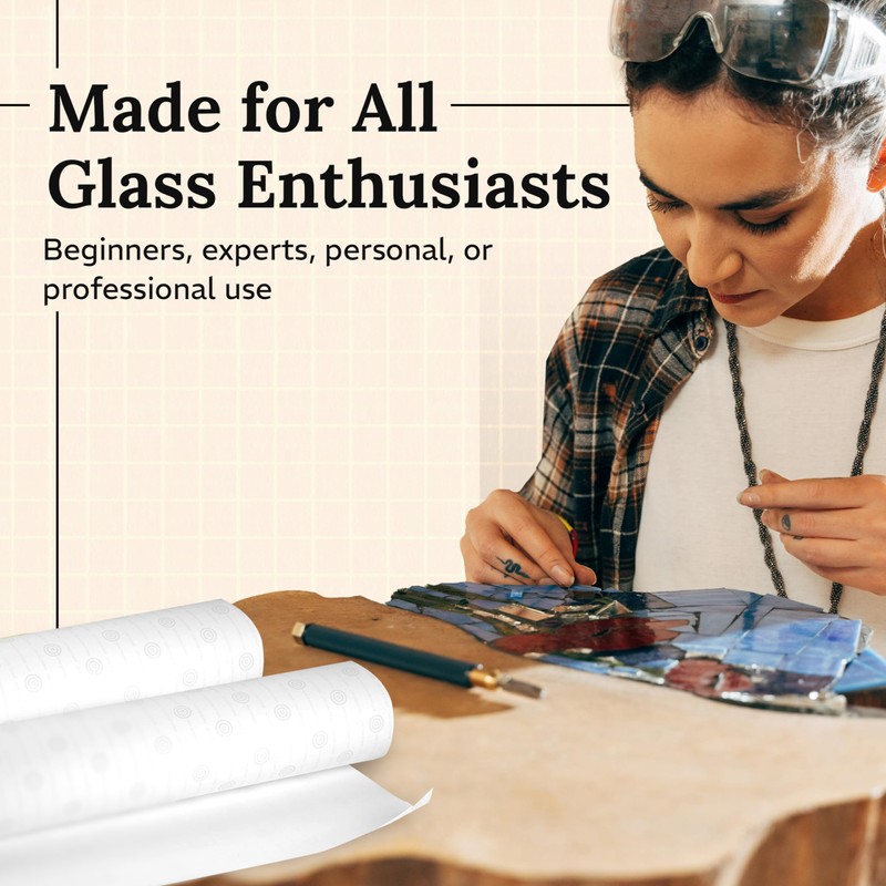 Bullseye Thinfire Kiln Shelf Paper for Ultra Smooth Glass -