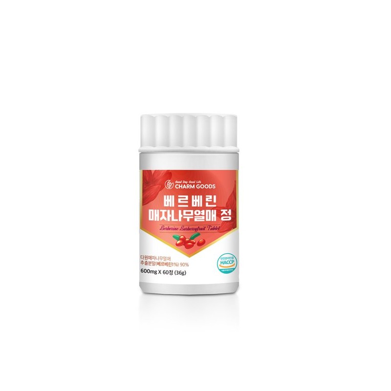Chamgoods 베르베린 매자나무 열매추출물 미숙여주 돼지감자 ampk 효능 정 Berberine