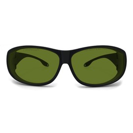 FREEMASCOT OD 8+ 190nm-450nm / 800nm-1100nm Wavelength Professional Laser Safety Glasses for 405nm, 450nm, 980nm, 1064nm Laser (Frame Style 4)
