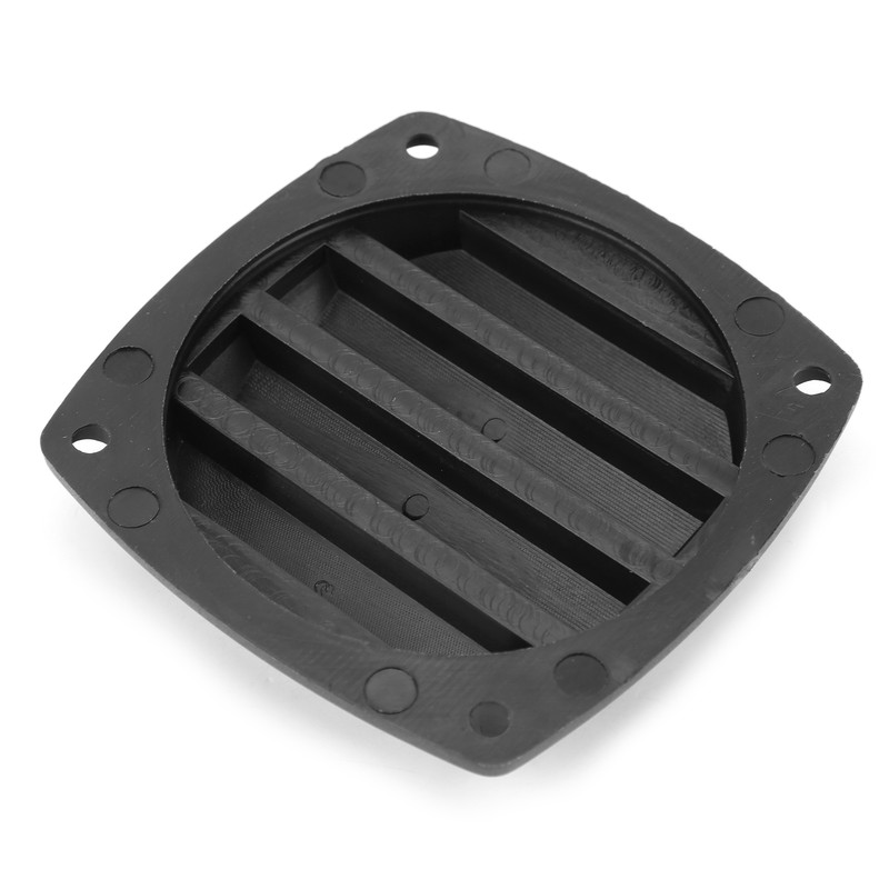 3in Marine Air Vent Grille Ventilation Ducting Louver Cover Black