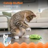 Catstages Crunchy Pickle Kicker Toy with Catnip and Dental Mesh,