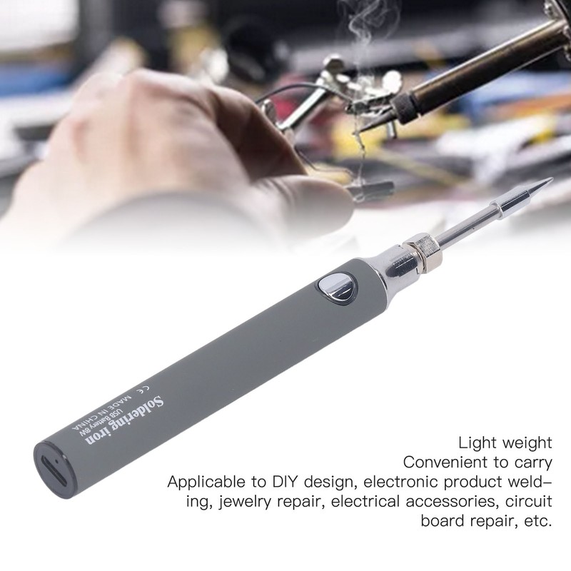 USB Soldering Iron Cordless Portable Electric Solder Iron 3 Gear
