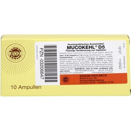 MUCOKEHL Ampoules D 5 10 x 1 ml