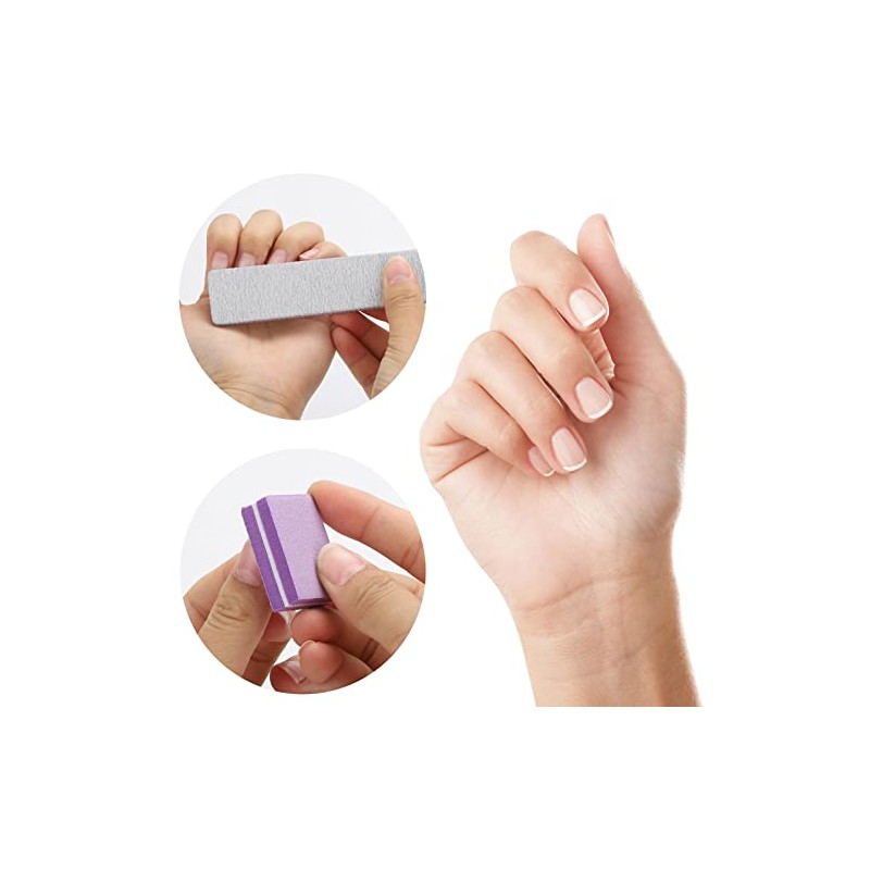25 limas de uñas para uñas acrílicas y 50 limas