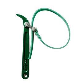 Oil Filter Wrench – Adjustable Strap Wrench w/ Metal Handle & Coated Nylon Strap – Durable, Easy Grip Oil Filter Strap Wrench for Arthritis – Versatile Oil Filter Removal Tool for Jars, Pipes & More