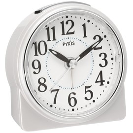 Seiko NR439W SEIKO Clock Alarm Clock Analog PYXIS Pixis White Pearl