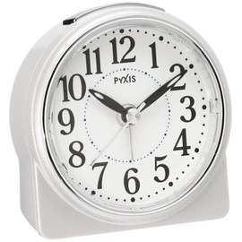 Seiko NR439W SEIKO Clock Alarm Clock Analog PYXIS Pixis White Pearl