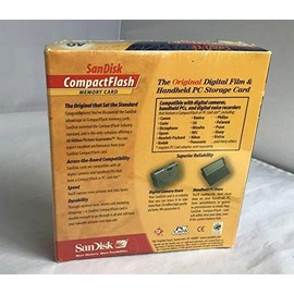 Vintage SanDisk 40MB Compact Flash Memory Card (SDCFB-40-144)