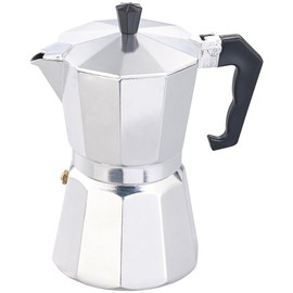 Cucina di Modena Espresso Maker Espresso maker for 6 cups – for gas, electric and glass-ceramic field (espresso maker for stoves).