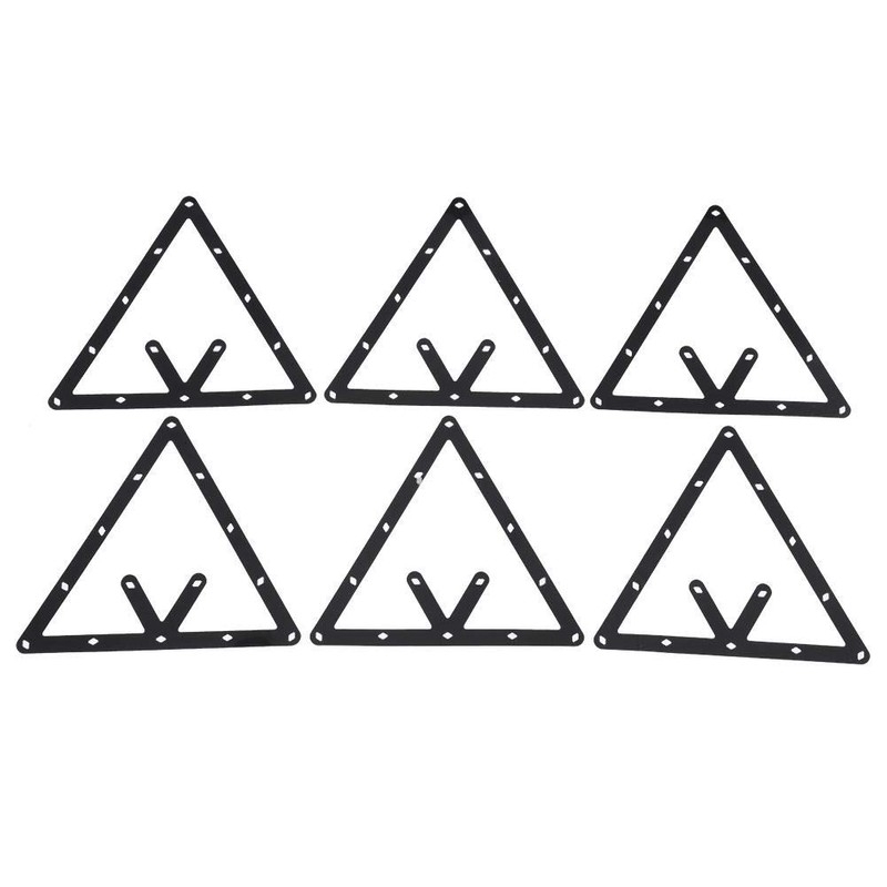 Ginyia Billiard Rack, 6 Pieces/Set Billiard Ball Rack Billiard Rack