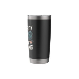 Funny Cybersecurity IT Support IT Security Network Engineer Stainless Steel Insulated Tumbler