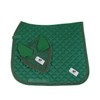 Generic Horse Dressage Saddle Pad Set with Matching Ear Bonnet
