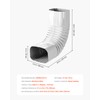 VEVOR Downspout Gutter Elbow, fits 3x4 Inch Style A L-Shaped,