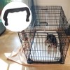 10pcs Plastic Cage Handle: Replacement Crate Handles for Pet Carrier