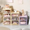 Verve Jelly Mini Storage Tower 4 Tier Plastic Storage Box