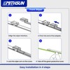 EMITHSUN® Windshield Wipers Replacement for Toyota Tundra Sequoia 2025 2024