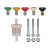 Mikatesi 7/8" Shaft Vertical Pressure Washer Pump with 5 Nozzle