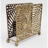 Chez Juju Bronze Elephant Tabletop Napkin Holder | Metal Freestanding