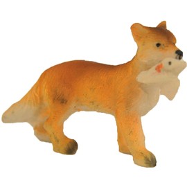 FADEDA Fox with Prey/Height: 3 cm/Hand-Painted/Detailed Nativity Scene Figures - Christmas Table Decoration Nativity Accessories