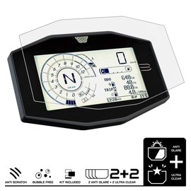 Speedo Angels Screen Protector Speedometer Film for V-Strom 1050 (2020-) 2 x Ultra Clear & 2 x Anti-Glare