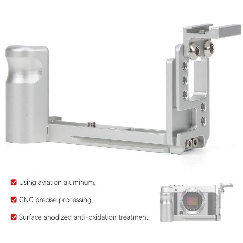 Handle L Quick Release Plate Vertical Shooting with Cold Shoe