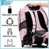 NEW TILAMI Girls & Boys Rolling Backpack - Moisture-Wicking, Adjustable