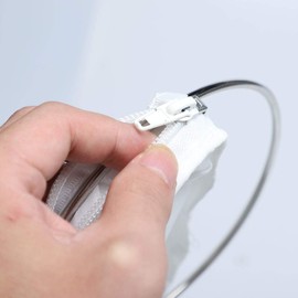 uxcell Stainless Steel Handle Cloth Sock Coffee Tea Strainer Filter 5 Inch