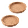 2 x Deep Round Cork Coasters 10cm Diameter 365+ Replacement