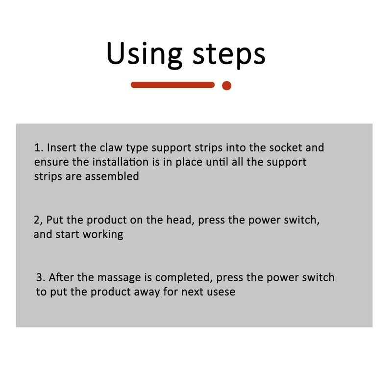 12 Claw Electric Scalp Massager Rechargeable Vibrating Head Massager Tool