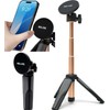 Slick 246788 Smartphone Tripod, Black, Compatible with Magsafe, Magnetic Ring
