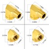 GASHER 26PCS Brass Pipe Fitting Kit, Hex Bushing, Reducer Adapter,